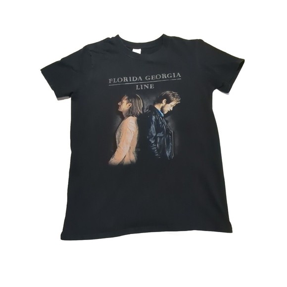 FLORIDA GEORGIA LINE Mens Sm 2017 FGL "Dig Your Roots Tour" Concert T-Shirt RARE - Picture 1 of 8